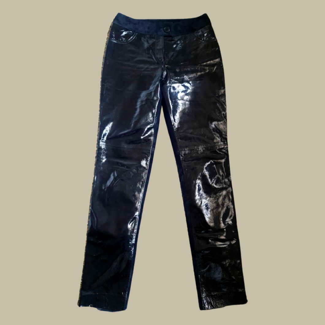 Chanel leather pants 33
